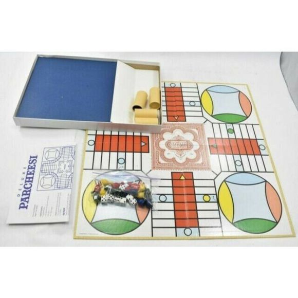 Milton Bradley Deluxe Parcheesi- A Royal Game of I - Picture 2 of 2